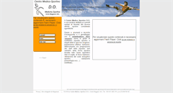Desktop Screenshot of medicina-sportiva.it